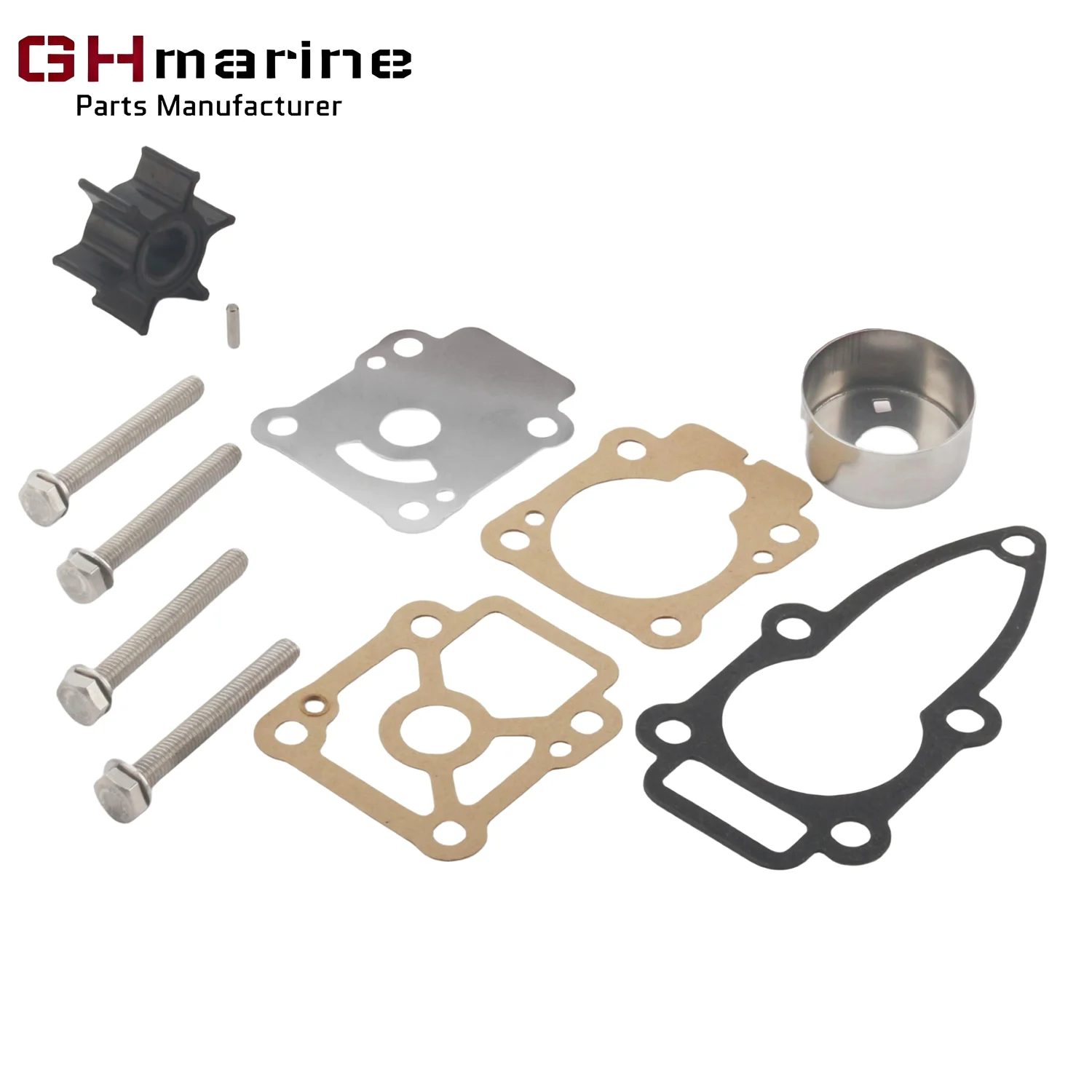 

47- 803748Q01 803748K01 803750A03 Sea Water Pump Service Impeller Kit for Mercury Mariner 8HP 9.9HP Boat Motor Outboard Engine