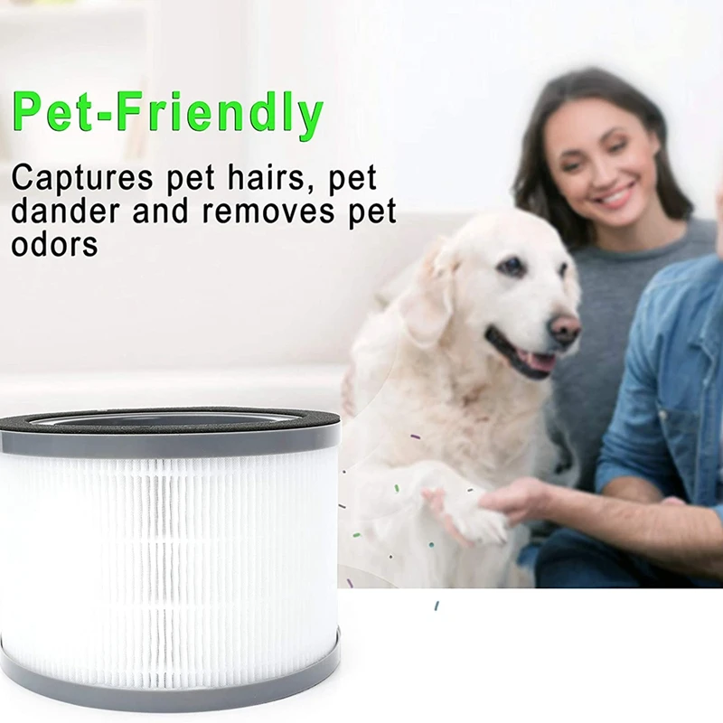 Filtro de repuesto para purificador de aire Levoit Vista 200, eficiencia 3 en 1, filtro HEPA de carbón activado, 2 piezas, gran oferta