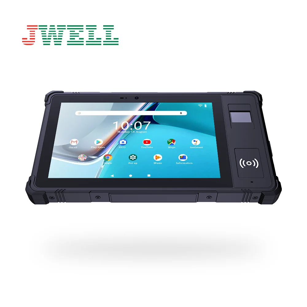 Displiex JW-P8S كمبيوتر لوحي صناعي 8 بوصة HD 500 Nits عرض أندرويد 15 5500 مللي أمبير بطارية متينة IP68 4G شبكة MTK ثماني النواة #4