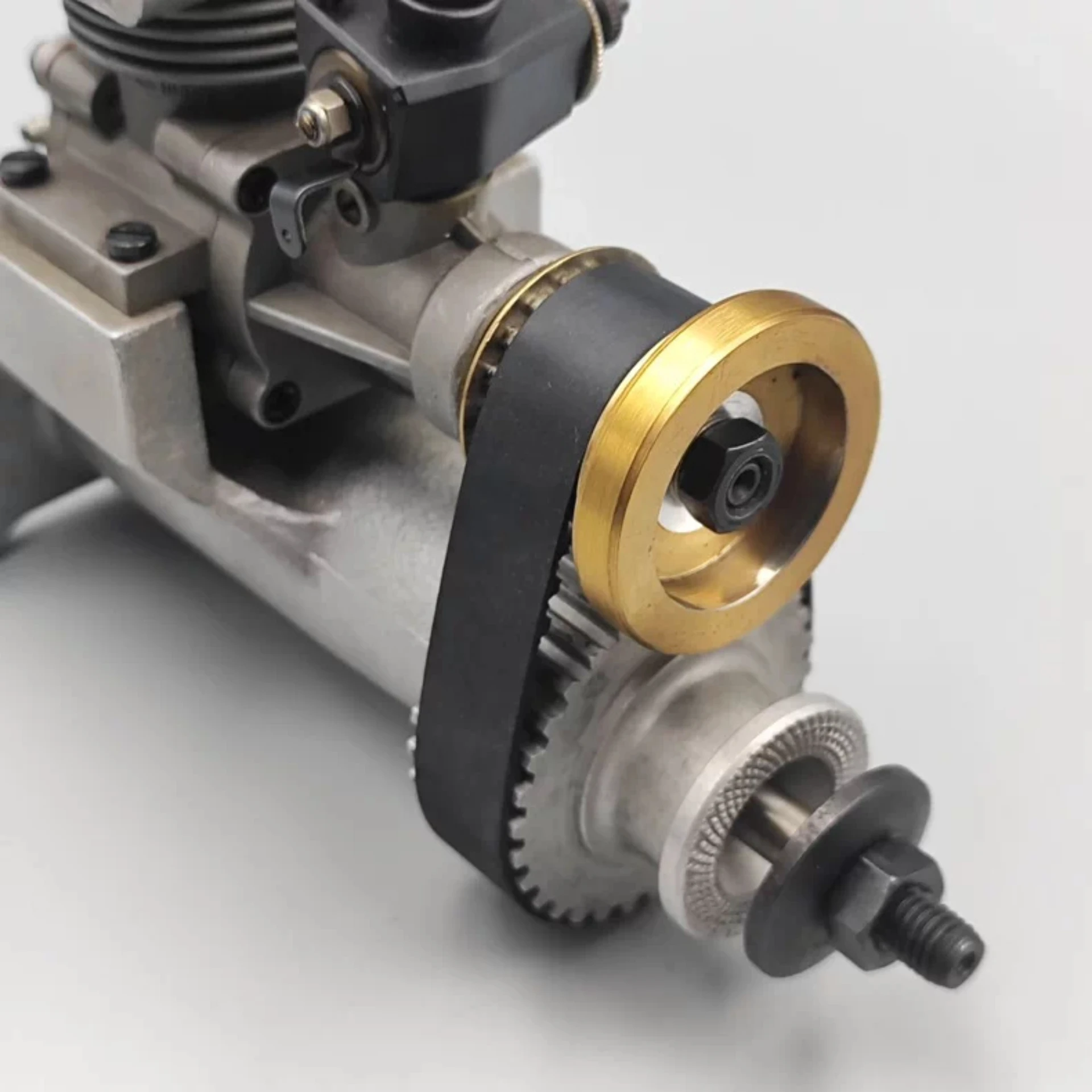 Modelo de aeronave motor hb 61 metal metanol modelo aeronave motor redução cinto modelo brinquedo