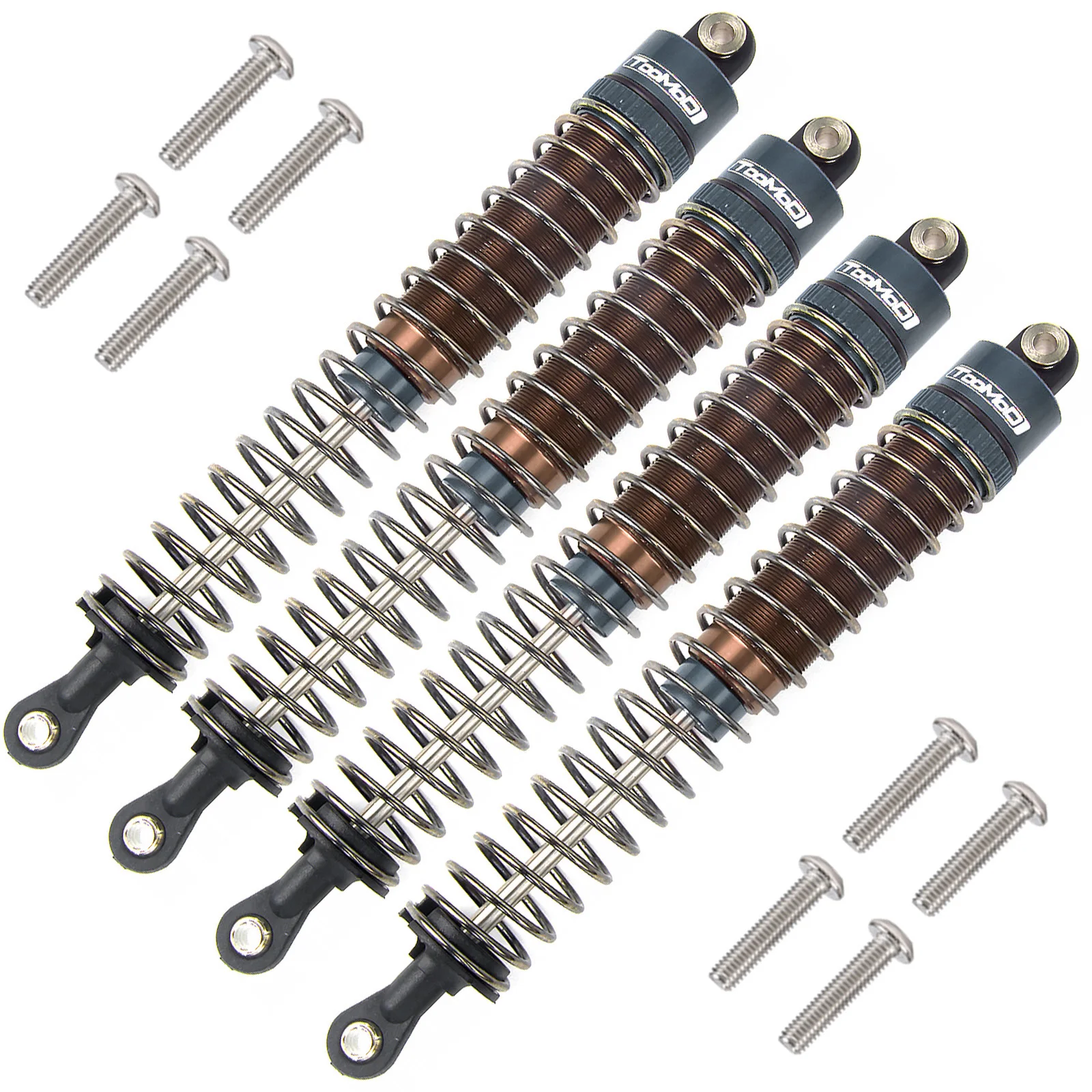 1/10 RC Olie gevulde Schokdempers kit voor Tamiya Bullhead SuperClod Buster Axiale SCX10 D90 TRX4 Truck Crawler Upgrade Onderdelen