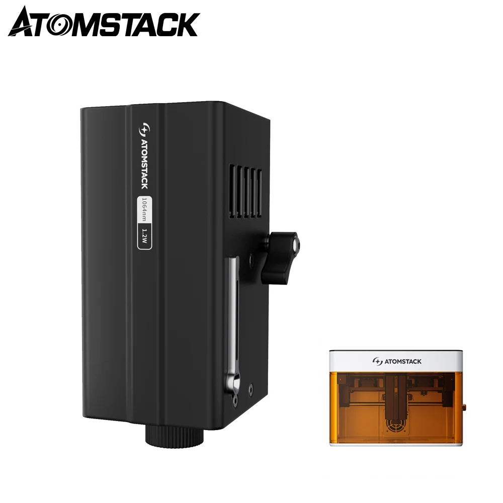 Atomstack P1 1.2W 1064nm赤外線レーザーモジュール、金属