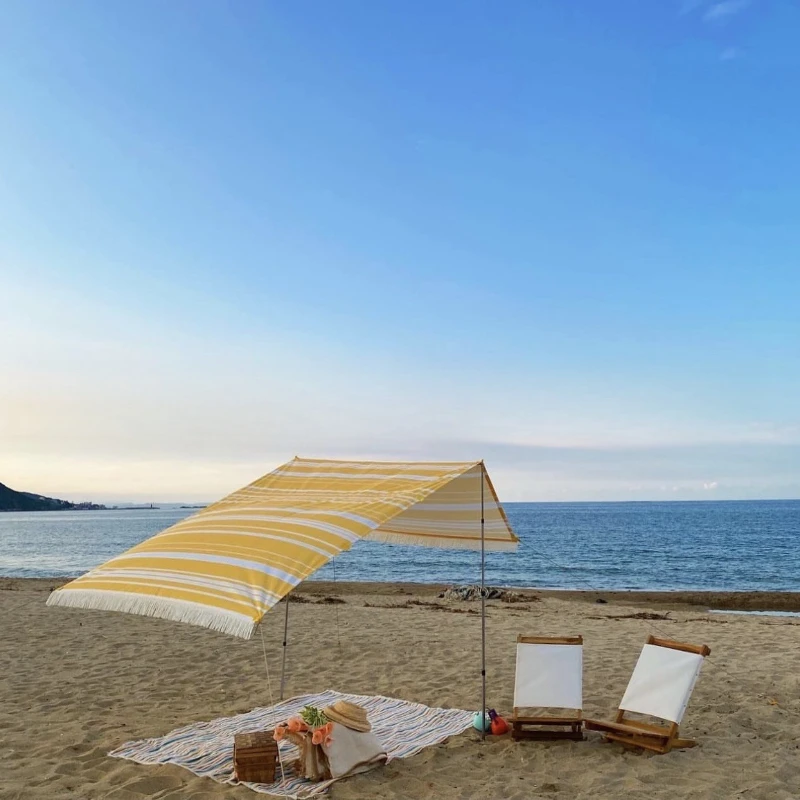 Outdoor camping canopy mountain camping tent seaside awning