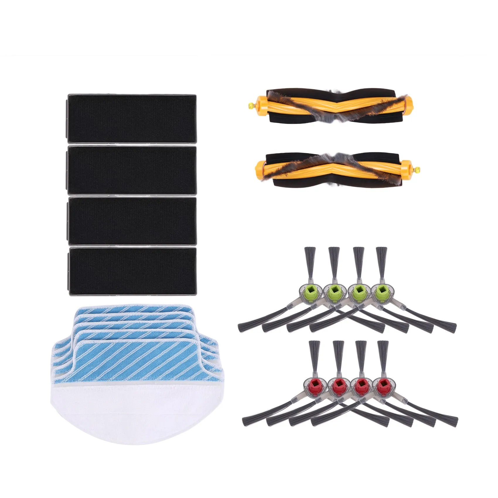 Запасные аксессуары Ecovacs, основная щетка/боковой щетка/Фильтры/Одежда для швабры Для Ecovacs Deebot M80 M80 Pro M81 M81 Pro Deebot M