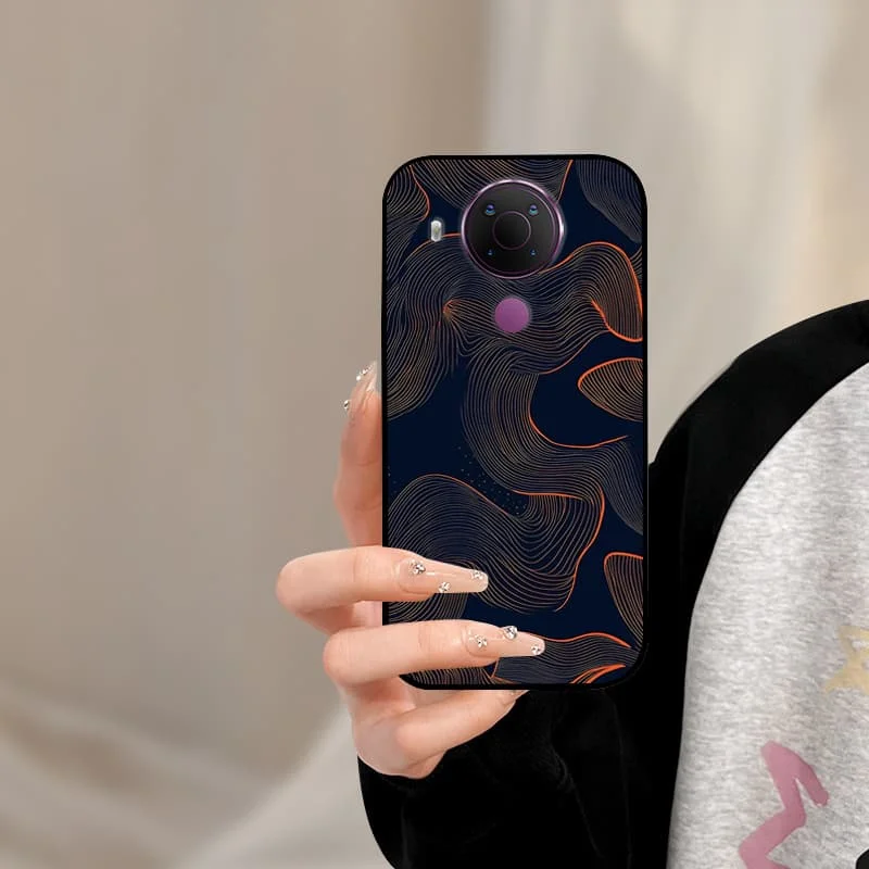 لنوكيا 5.4 حافظة لينة سوداء سيليكون الهاتف الغطاء الخلفي لنوكيا 5.4 حافظة Nokia5.4 TA-1333 TA-1340 TA-1337 TA-1328 TA-1325 Cat