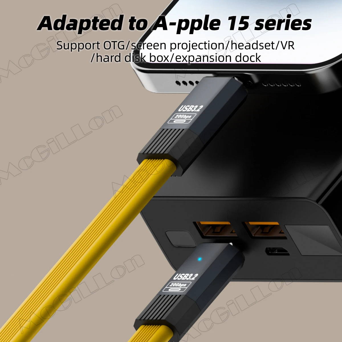 USB3.2 USB C to Type C PD100W Cable 8K@60Hz 20G USBC for ThunderBolt3 TB3 Macbook iPad Samsung Google Pixel NS Switch Steam Deck