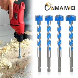 5PCS 16 18 20 22 25mm Forstner Bit Wood Cutter Drill Bit Wooden Hole Saw Woodworking Tool 130mm Extended Hex Drill Bits Set