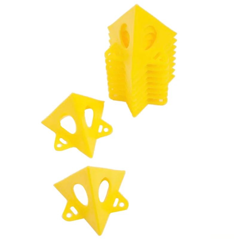 Soportes piramidales de pintor de B97A-40Pcs, soportes de pintura para gabinetes para elevadores de puertas de gabinetes de lona, soportes de soporte de lienzo de pintura para verter