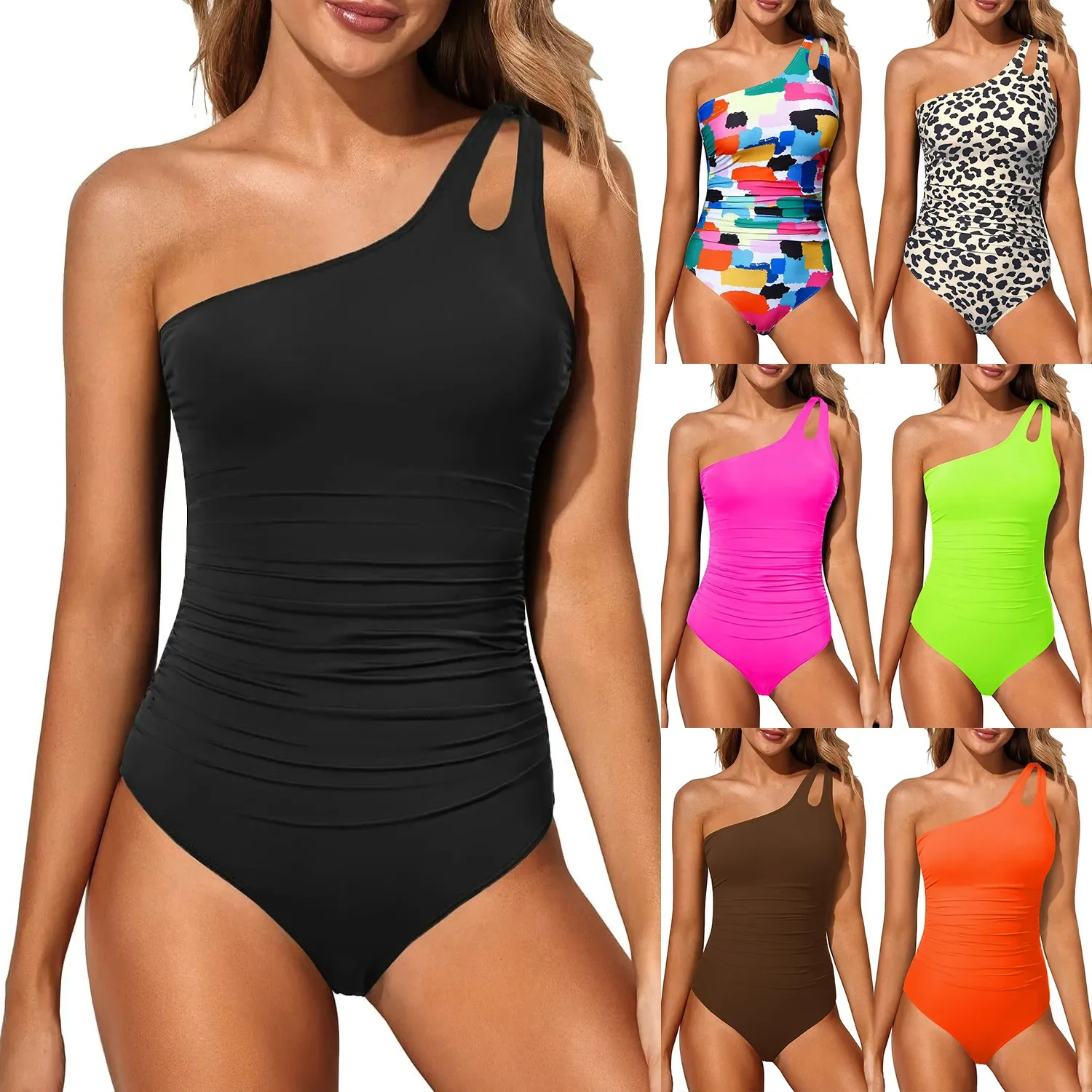 

New Summer Sleeveless Tight One-piece Swimsuit Women's Summer Bikini Swimsuit Women's