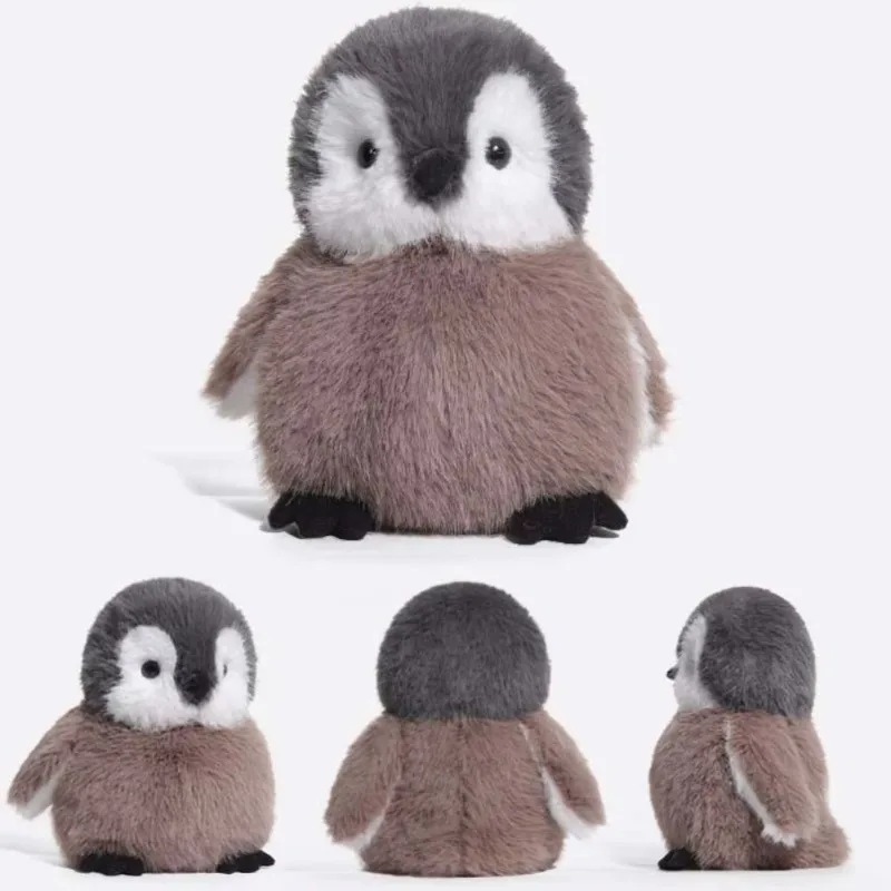 Schattige Pinguïn Knuffels Zacht Knuffeldier Kawaii Kussen Woondecoratie Grijze Pinguïn Sussen Poppen voor Meisjes Verjaardagscadeaus