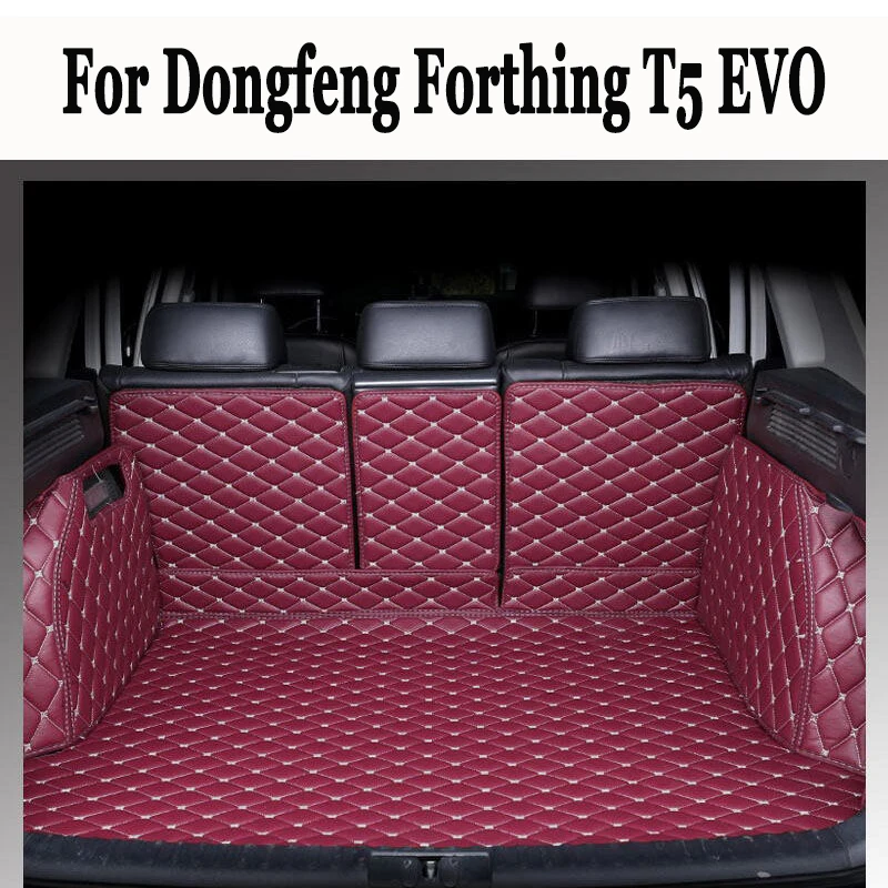

Коврик для багажника автомобиля для Dongfeng Forthing T5 EVO 2021 2022 2023 2024, напольный коврик для автомобиля, коврик, аксессуары, украшение интерьера