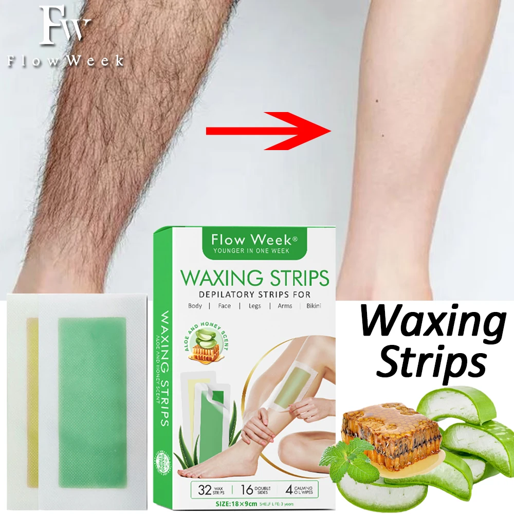 

Painless Hair Removal Cream For Men Women Effective Armpit Leg Arm Skin Care Powerful Beauty Hair Removal Double Sided Wax Strip