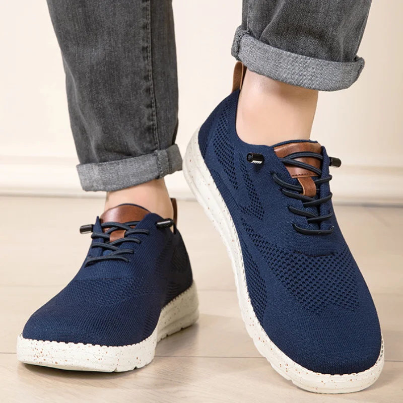 

2026 New Men Mesh Casual Shoes Fashion Lightweight Breathable Wide-toed Shoes Summer Outdoor Sports Fitness Large Size
