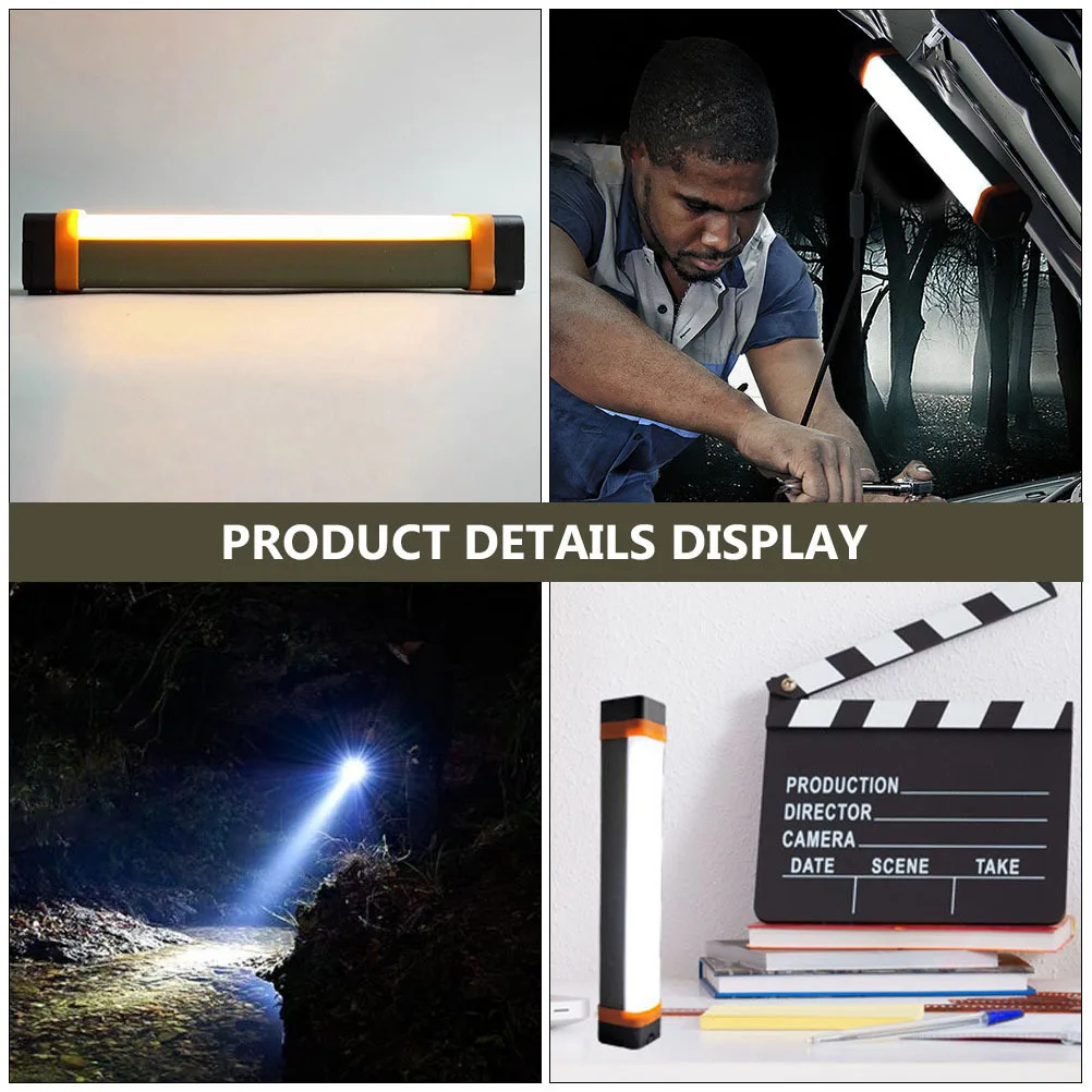 Lampada da tenda a LED da 1 pezzo Design multifunzionale durevole Risparmio energetico sicuro per l'equitazione notturna Escursionismo Accessorio per illuminazione di emergenza