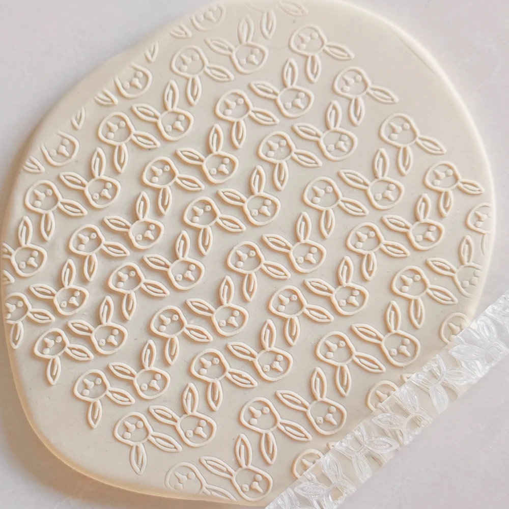 دبوس دوار شخصي مع نمط أرنب عيد الفصح #2