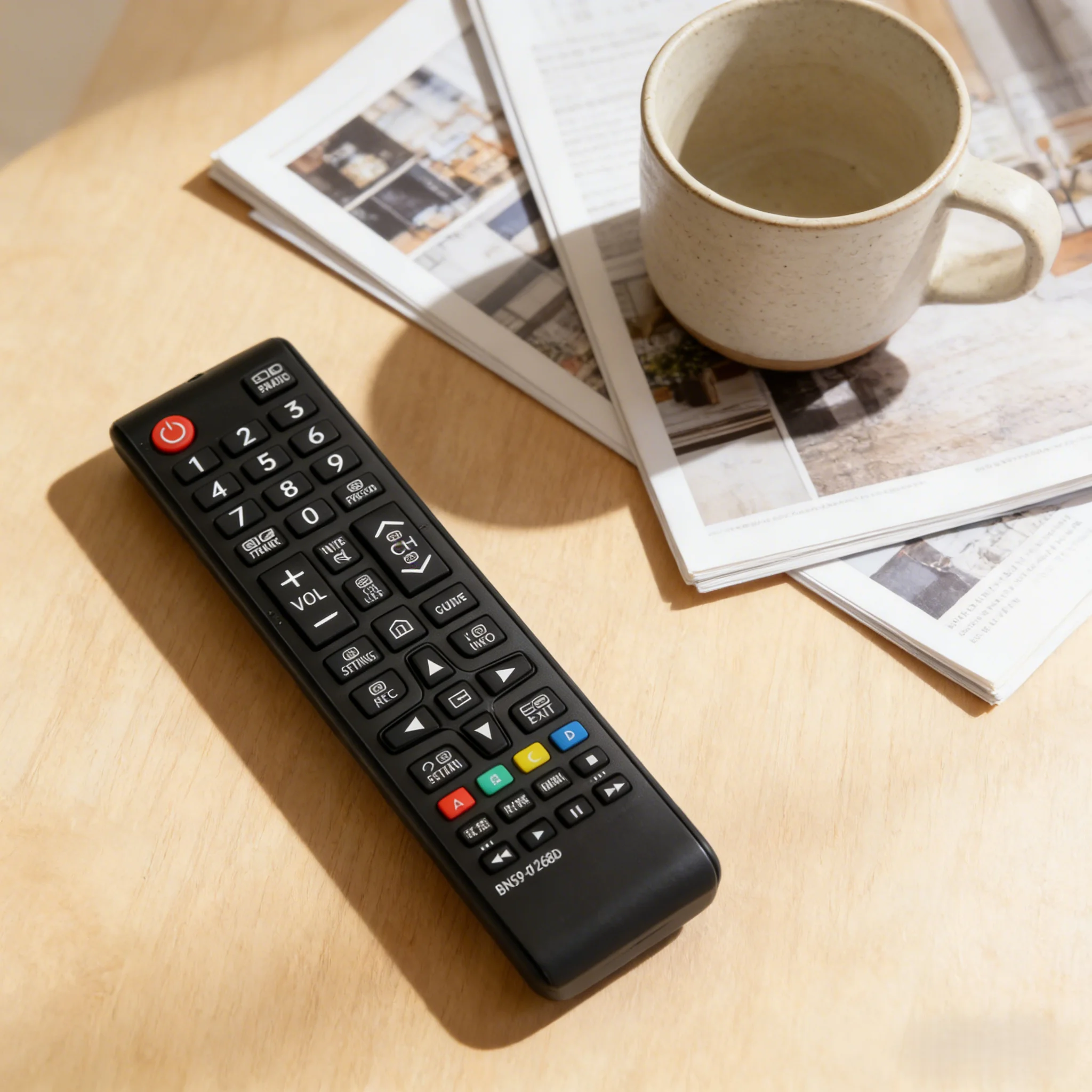 

BN59-01268D Wireless TV Remote Control Comfortable Grips Replacement Accessory for Samsung UE40MU6120 UE40MU6122