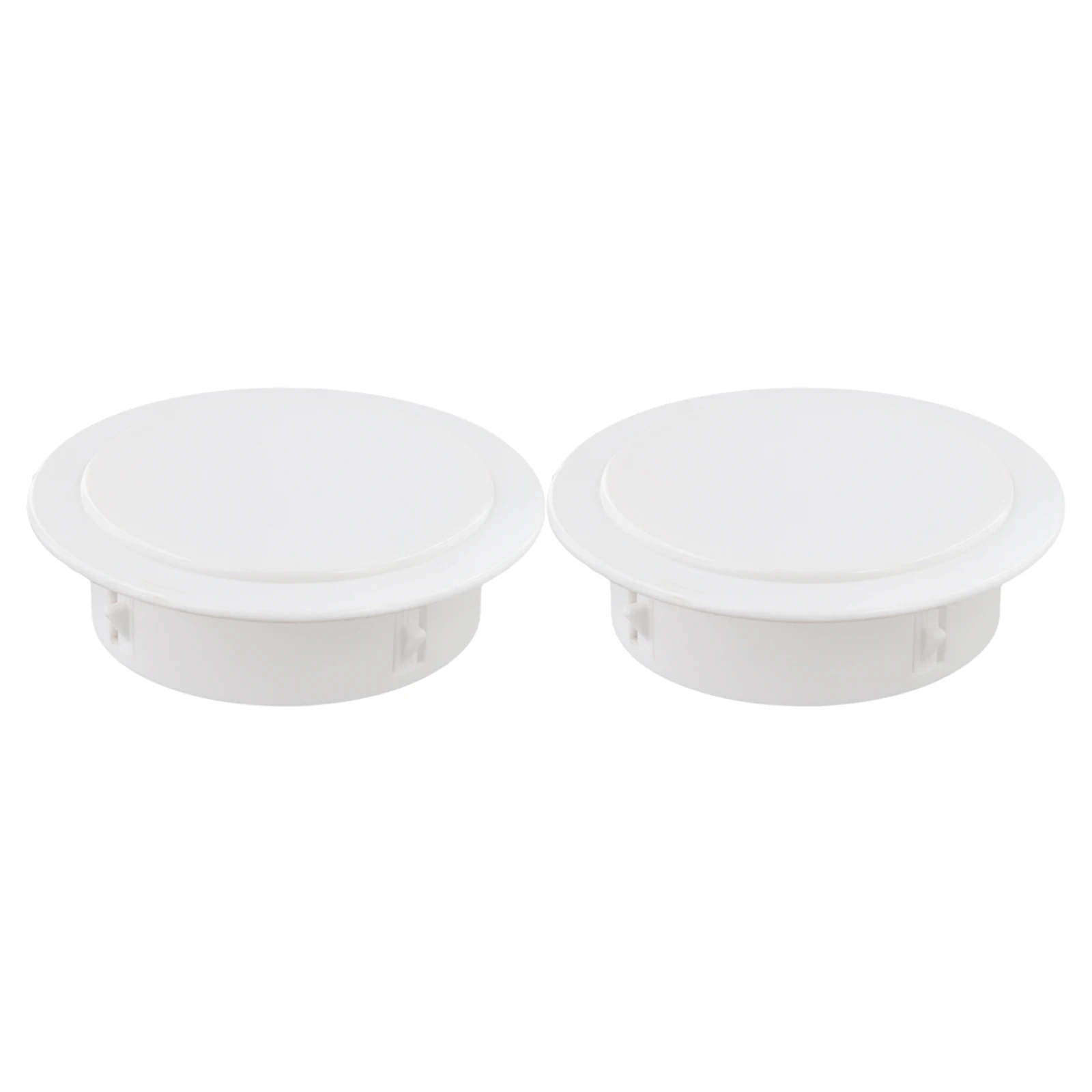 2PCCS Decorative Ventilation Cover 2PCS Sturdy PP Wall Hole Covers for Air Conditioning Clean and Safe Installation