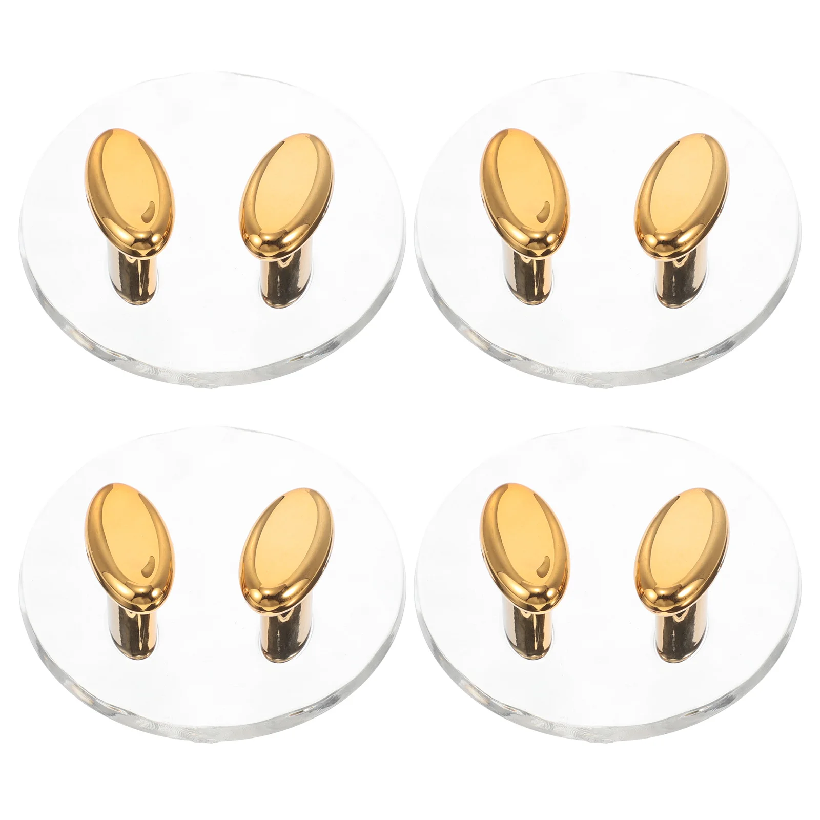 

4pcs Hooks for Kitchen Bathroom Cable Management Adhesive Plug Holder No Drill Desk Accessories Wire Keeper Charging Clips