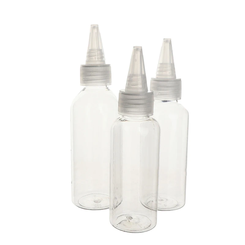 1 Piece Squeeze Bottle Empty Dropper Bottle Refillable Nozzle Dropper With Cap Squeeze Bottle Tattoo Pigment Ink Containers