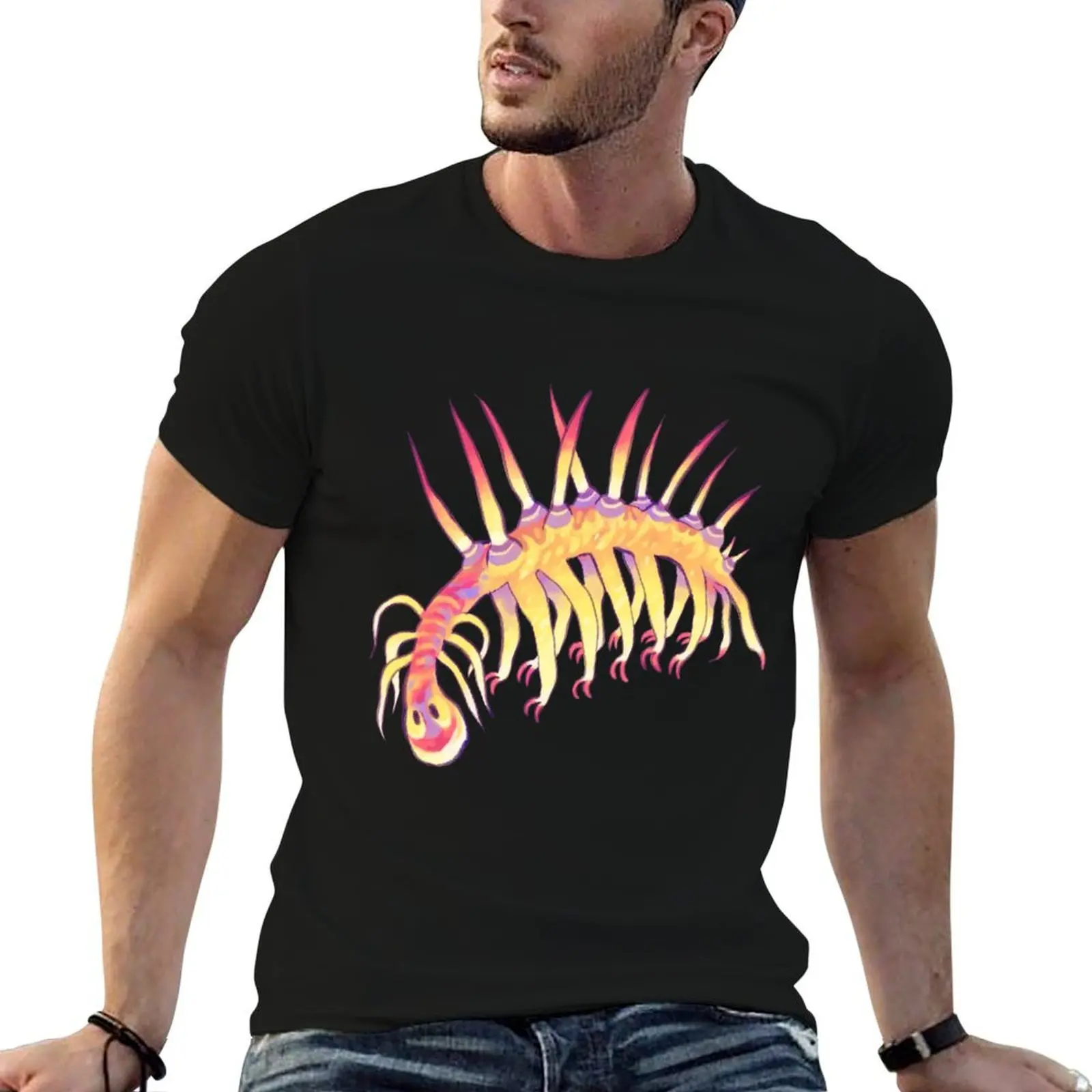 

Hallucigenia T-Shirt black cotton t-shirt plain for man package t shirt man designer t shirt man casual T-Shirt