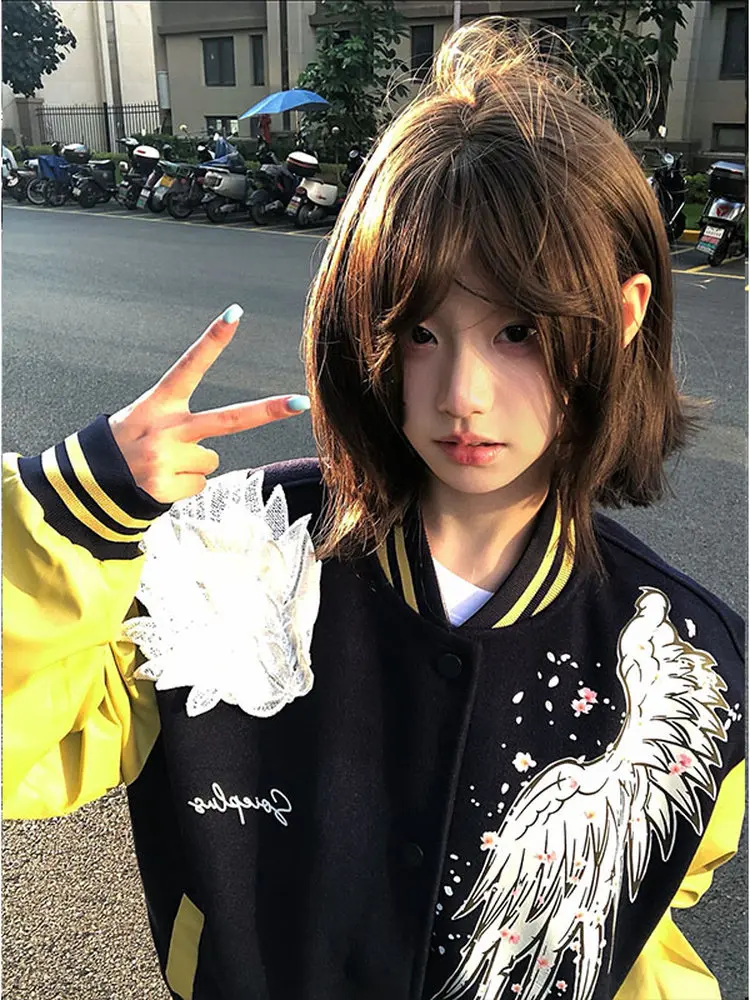 

Женские осенние бейсбольные куртки оранжевого цвета с капюшоном, в стиле ретро, уличные, водонепроницаемые, с термоизоляцией, из канваса, универсальные, с перьевым утеплителем