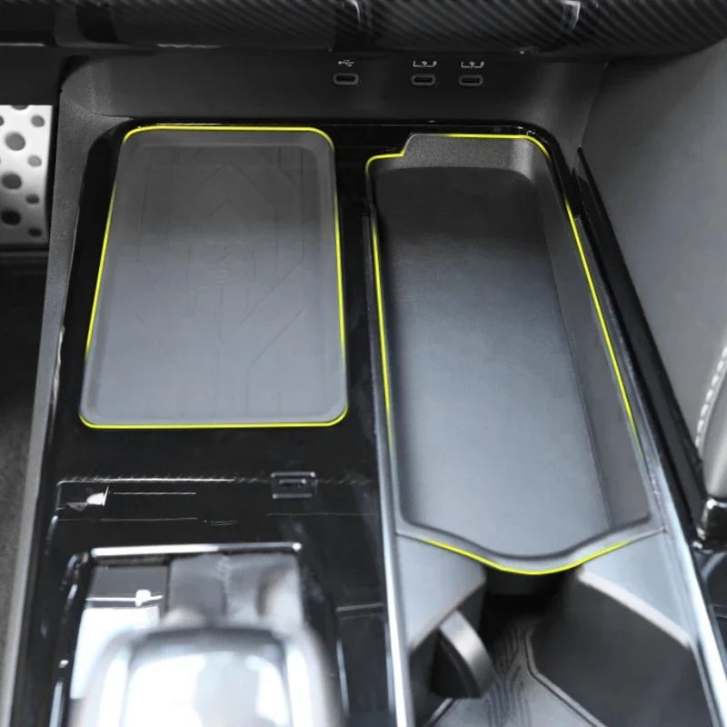 

Car Armrest Box Storage Centrol Control Organizer Wireless Charging Pad Tray Water Cup Holder For Toyota Camry XV80 2024-Present