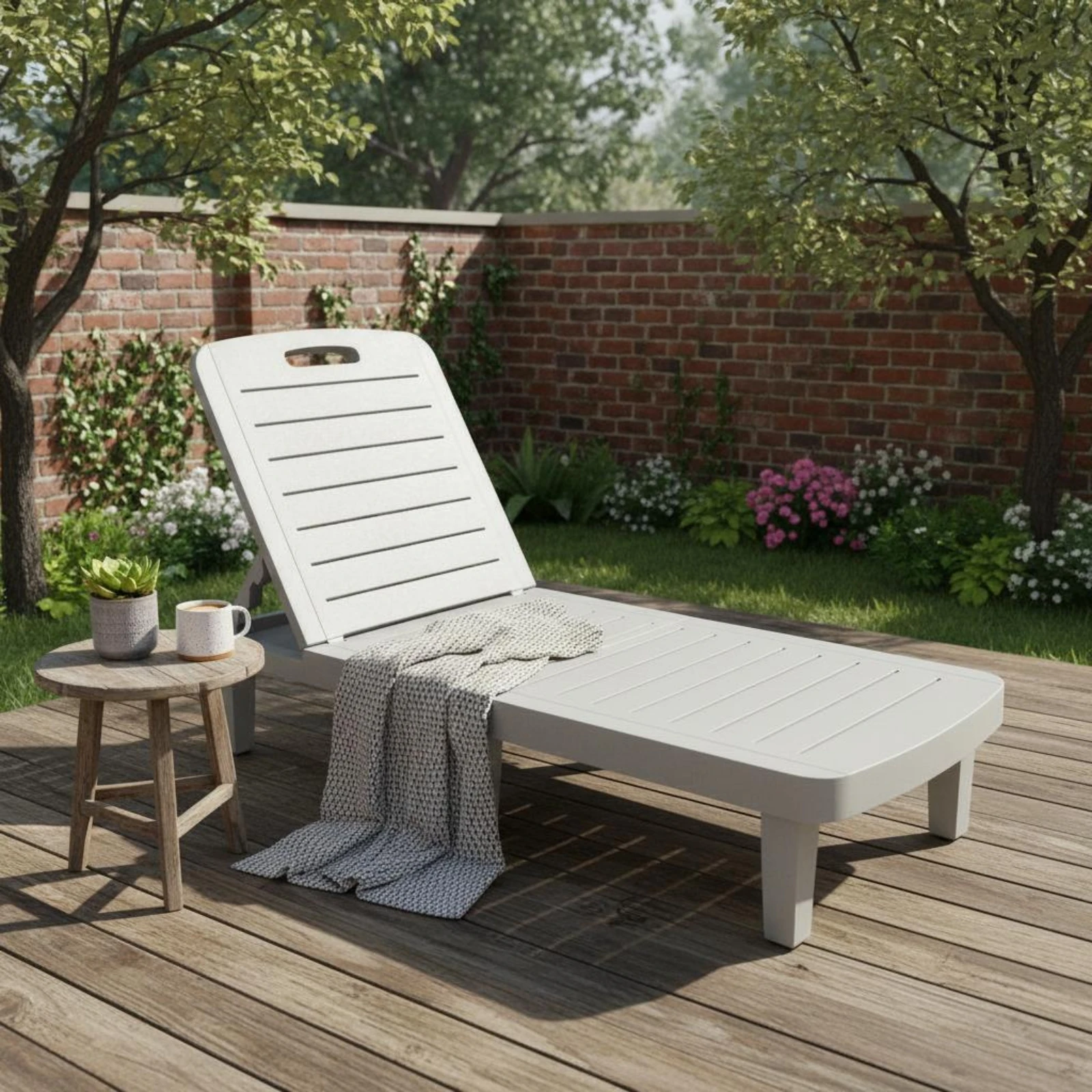 Adjustable Chaise Lounge Sunba - Outdoor Furniture Quick Dry ulasan dan harga