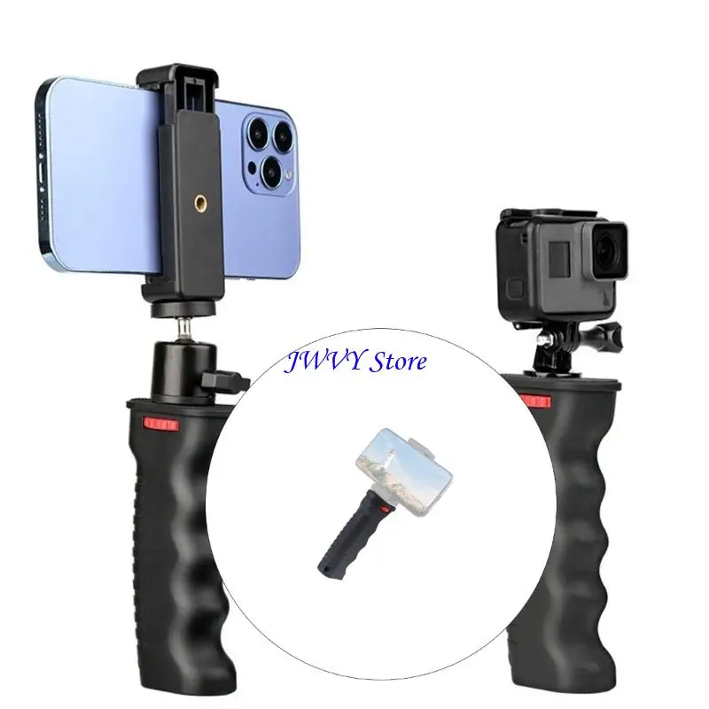 573A Handheld Grip Stabilizer For DSLR Mobile Light 1/4 Screw Mount Tripod Compatible AntiVibration Support System