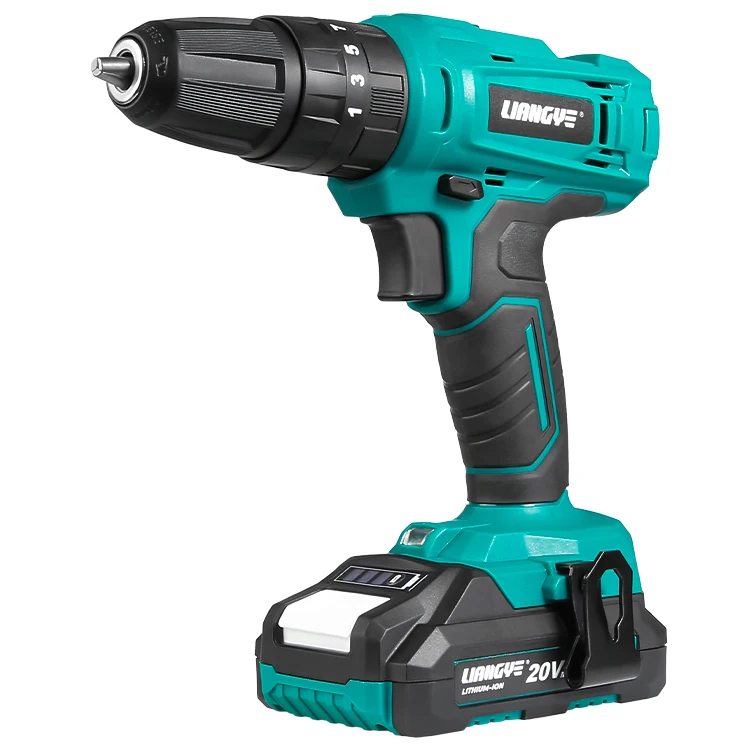 

LCD787-3SC 21 Torque Settings Lightweight Diy Grade Durable 10mm Keyless Chuck Hand Impact Drill Cordless