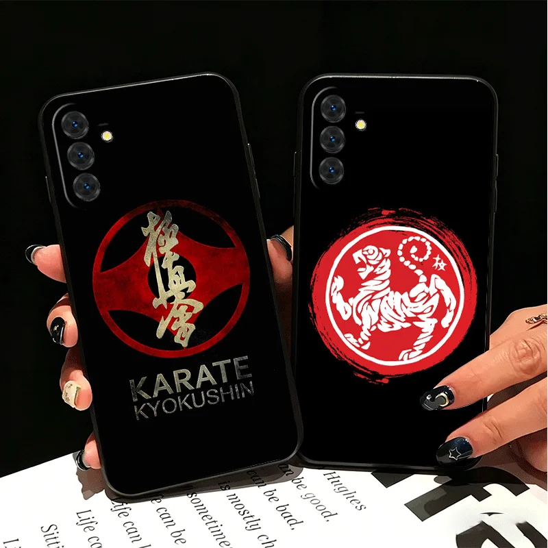 Karate Oyama Kyokushin Silicone Phone Case for Samsung A17 A16 A15 A14 A13 A57 A56 A55 A54 A53 A37 A36 A35 A34 A33 A27 A26 A25 A