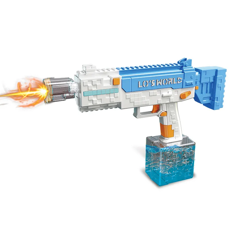 

Automatic Pixelization Water Pistol Spray Blaster Light Summer Electric Water Gun Toy Absorb Water Outdoor Pool Toy for Boys