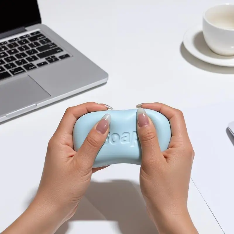 1Pcs Soap Ball Squishy Soap Stress Ball Fidget Toy Slow Rebound Decompression Squeeze Ball Anti Stress Toys For Adults Kids