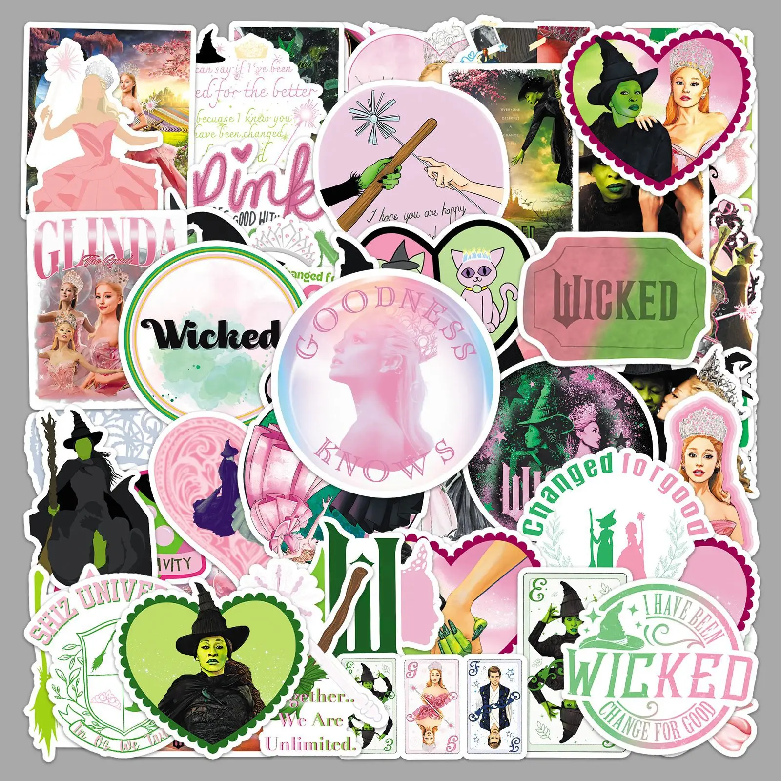 

10/30/50Pcs Wicked‌ Graffiti Stickers Personalized Hot Selling Movie Decoration Stickers DIY Guitar Phone Laptop Skateboard