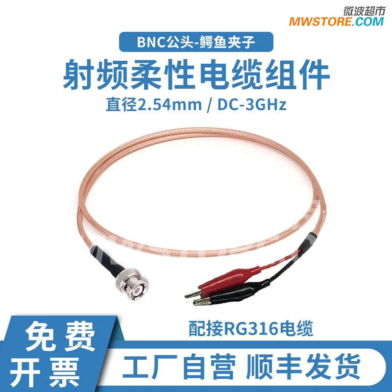 Bnc Male-Alligator …