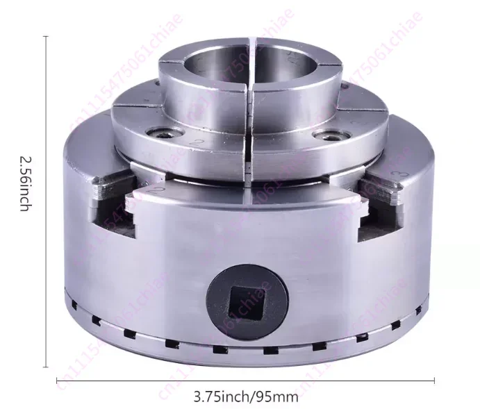 KP96 4-Jaw Self-Centering Chuck for Wood Lathe High Precision Woodworking Chuck 4 Inch 100MM Thread M33*3.5(φ41×4)Clamping