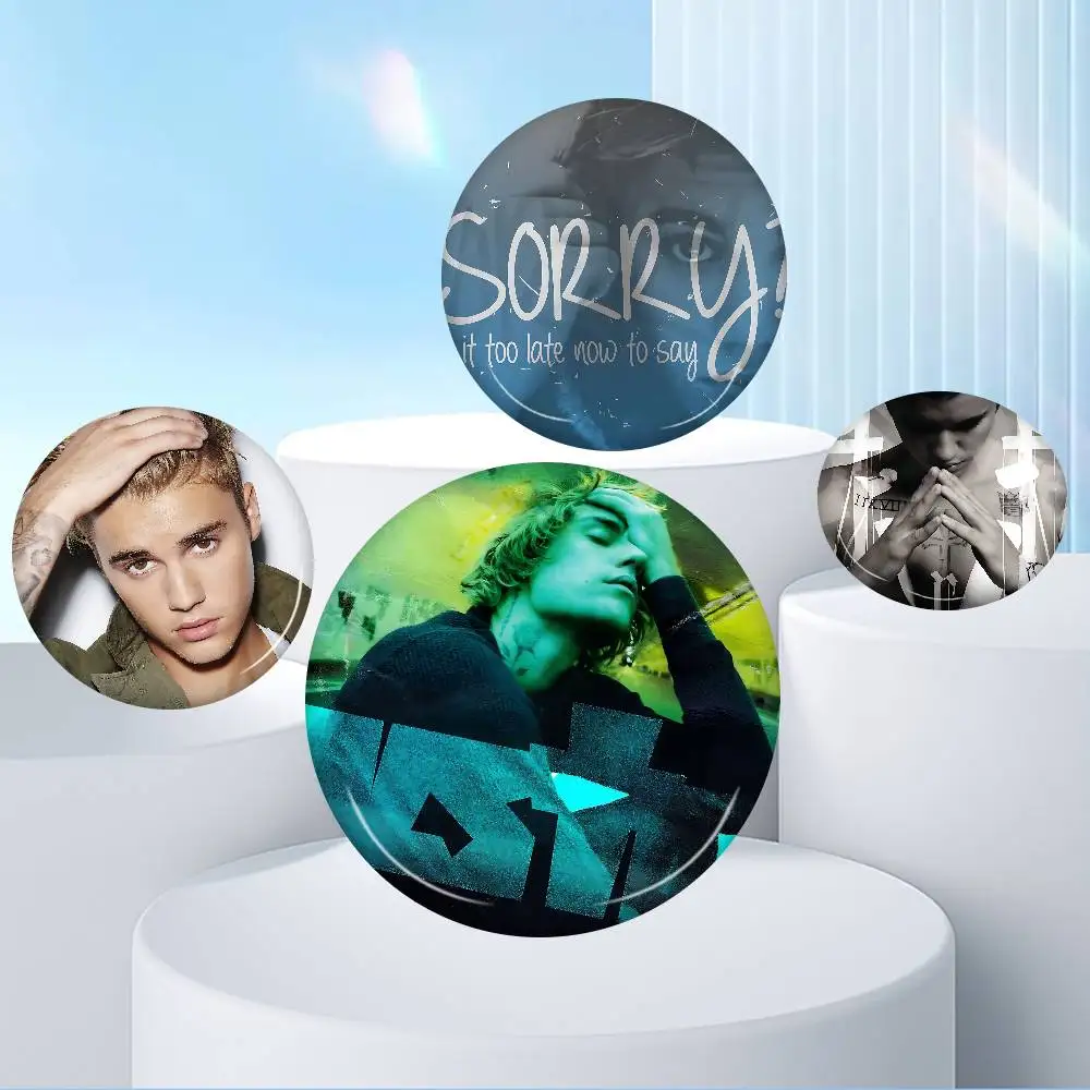 Classic Popular J-Justin Singer B-Bieber Brooches Soft Button Pin Silly Gnarpy on A Skateboard Meme Badge Gamer Collection Gifts