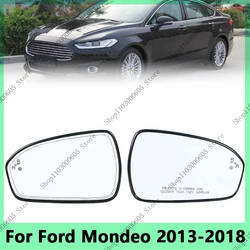 For Ford Mondeo 2013-2018 US Version Car Rearview Mirror Accessories Exterior Rearview Mirror Lens With Heated Blind Spot