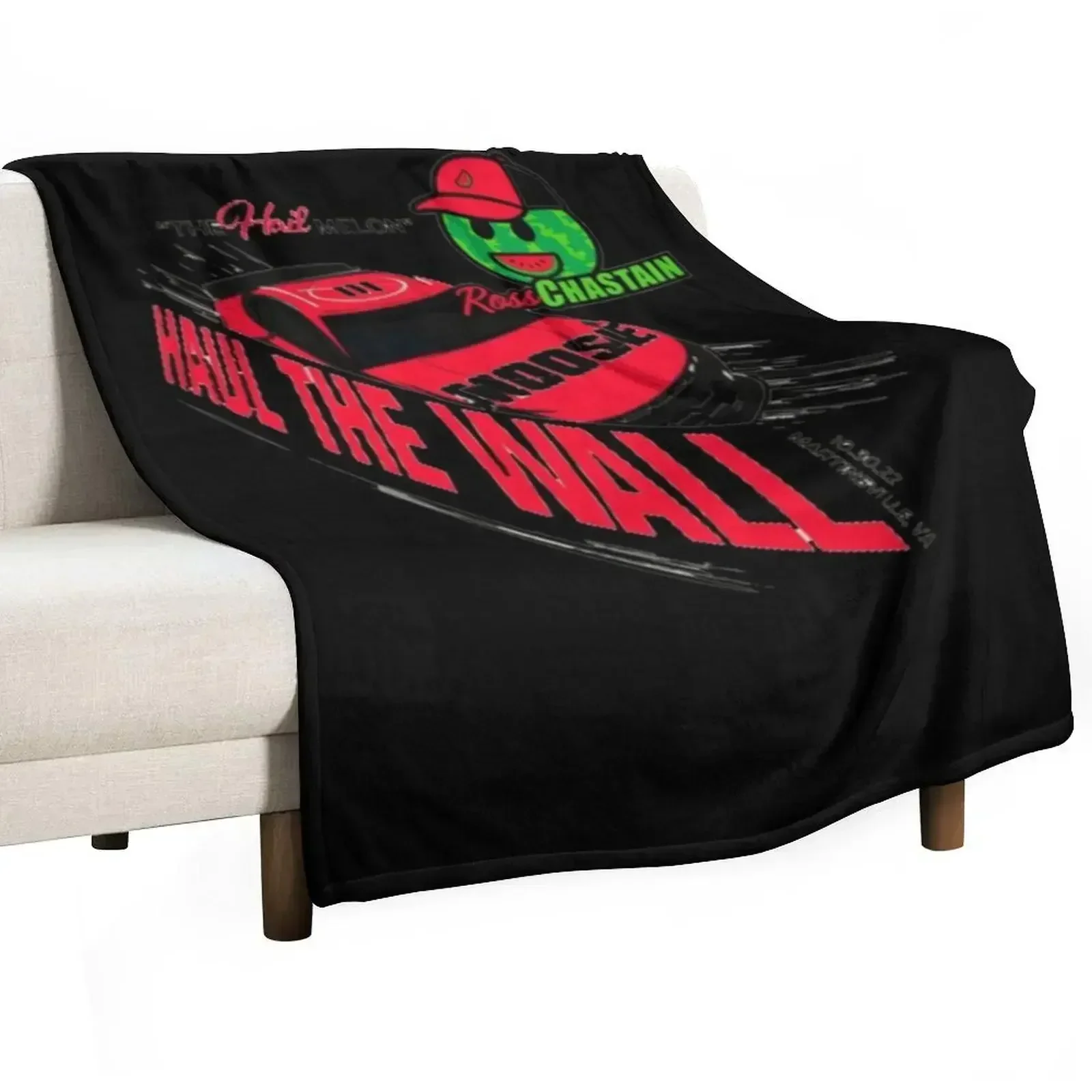 Ross Chastain Haul The Wall Hail Melon Throw Blanket manga Bed Sofa anime Designers Flannel Blankets