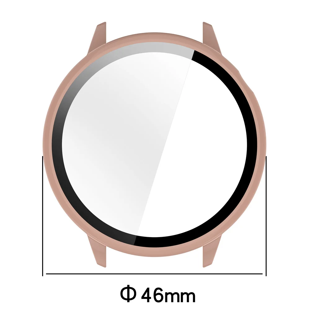 Displayschutzfolie aus gehärtetem Glas + Schutzhülle für die OnePlus Watch 3 (43 mm), PC-Bumper für die Oppo Watch X2 Mini, Zubehör. – Detail 3