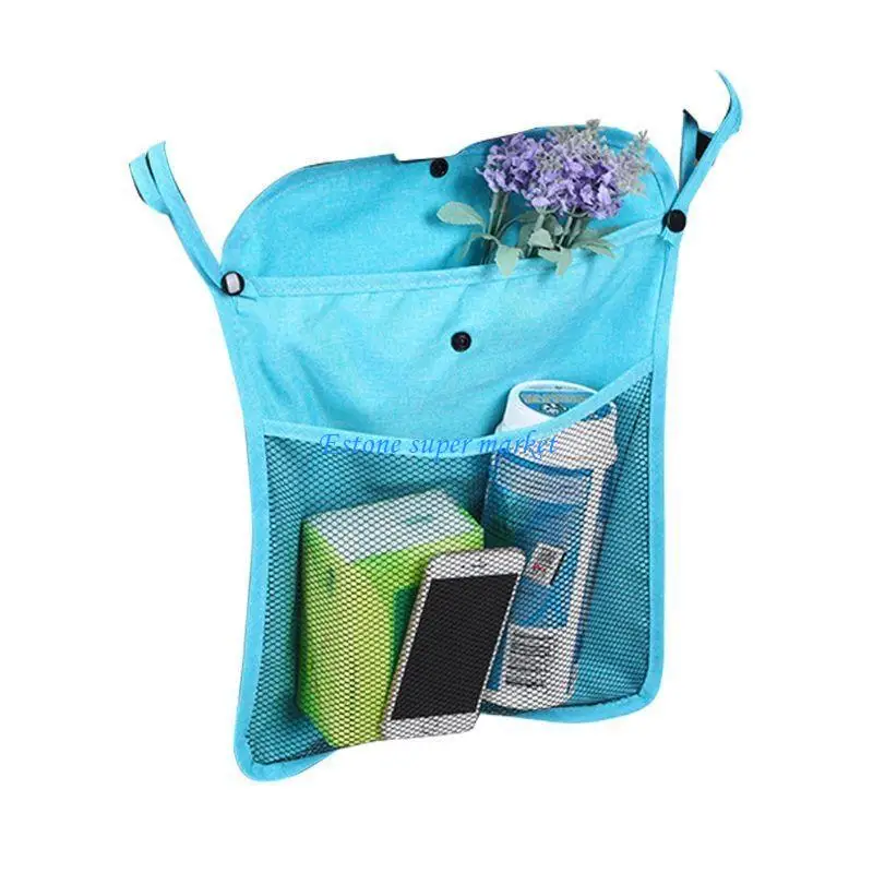 090B Baby Stroller Mesh for Seat Pocket Multifunctional Baby Carriage Pram Trolley Net Bag for Seat Pocket Stroller Accessori