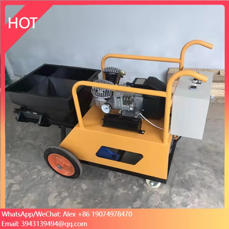 

Robust Cement Sprayer With Compressor For High Pressure Stucco Application