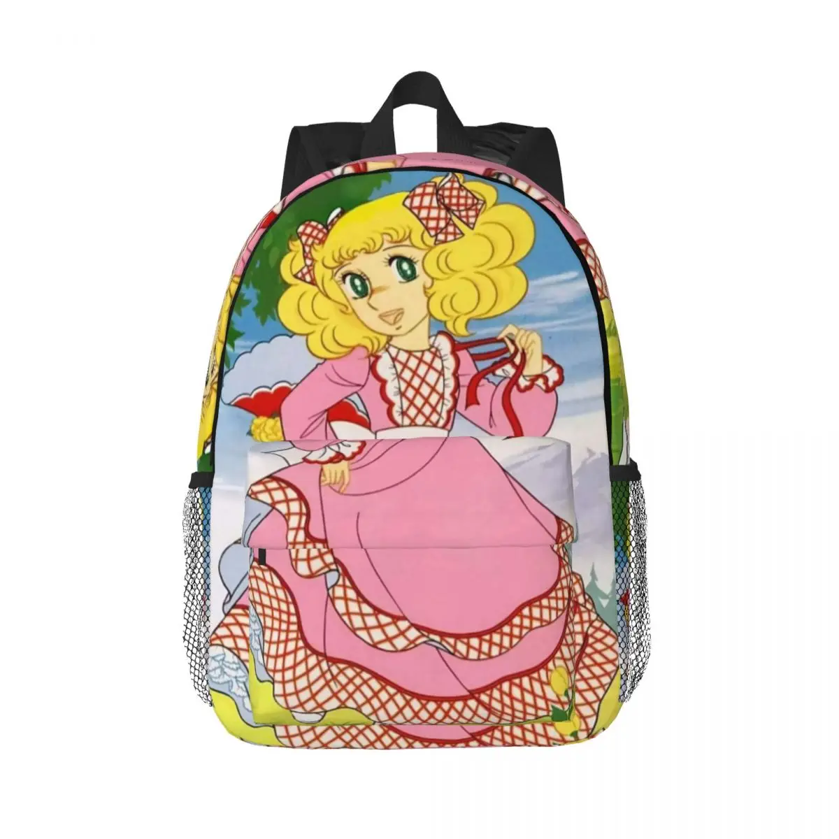 Candy Candy Anime Nieuwe Mode Hoge Capaciteit Waterdichte College Rugzak Trendy Laptop Reisboekentas 15Inch