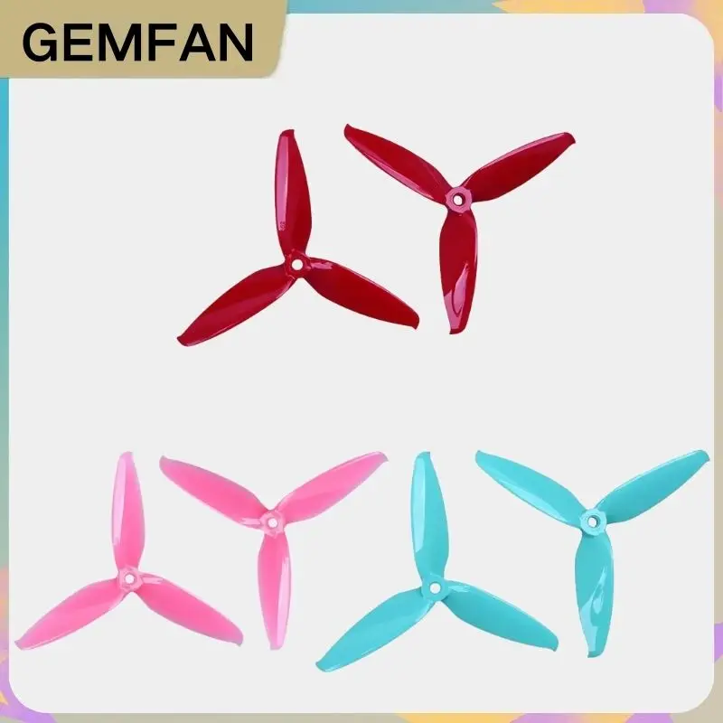 

2Pairs Gemfan Flash 5552 3 Blade 5 Inch PC Propeller CW CCW Prop Compatible For FPV Racing Drone Parts