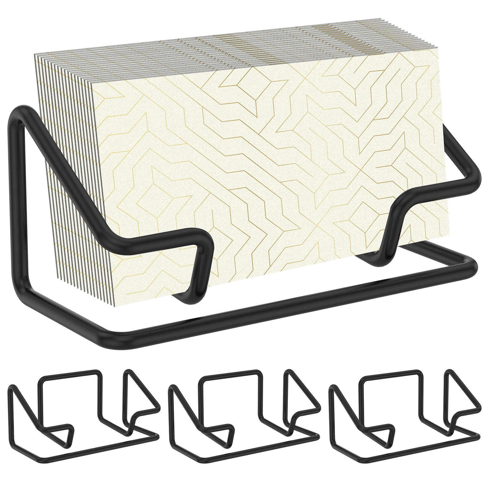 

4 шт., металлический держатель для визитных карточек, прозрачная настольная подставка для карточек, офисная стойка для флаеров, стойка для брошюр, выставки товаров для заметок