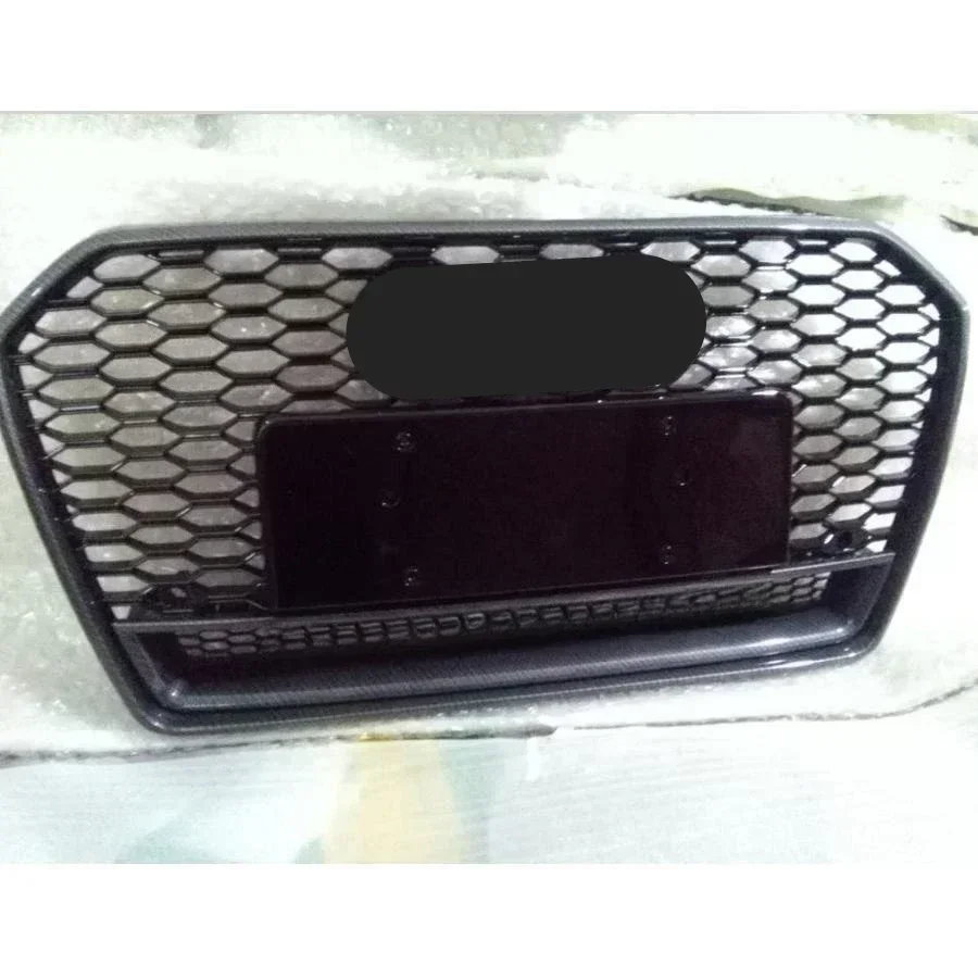 

Car Front Grille For S6/RS6 Style Front Bumper Grille Mesh Hood Grill Grille for A6/S6 C7 16-18 For RS6 Grill