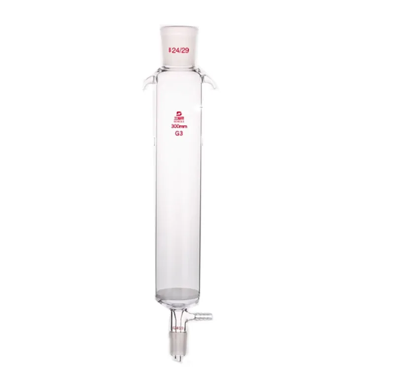 

2025 Customizable 90*300mm/G3/24# Chromatography Columns with Top Joint and Vacuum Take-Off for Laboratory Tests OEM Support