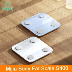Mijia Body Fat Scale S400 Bluetooth5.0 Smart Home Body Composition Scale Max 150KG LED Display Dual Frequency Measurement