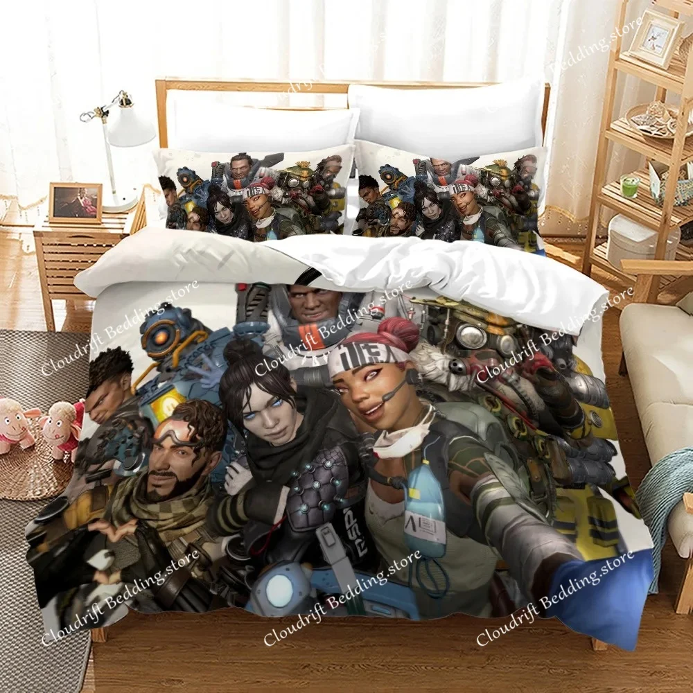 APEX Legends Bedding Set Single Twin Full Queen King Size Shooting Game Bed Set Aldult Kid Bedroom Duvet cover Sets 3D Print
