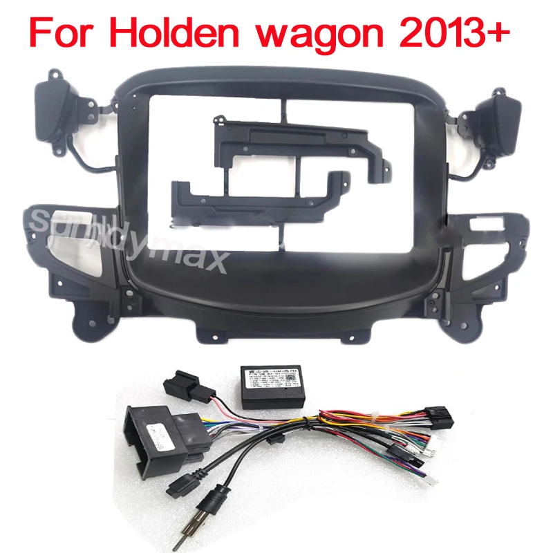 2din Car radio Fascia Frame canbus box Adapter cable wire For holden wagon 2013 + Android Radio Audio Dash Panel Cover Harness