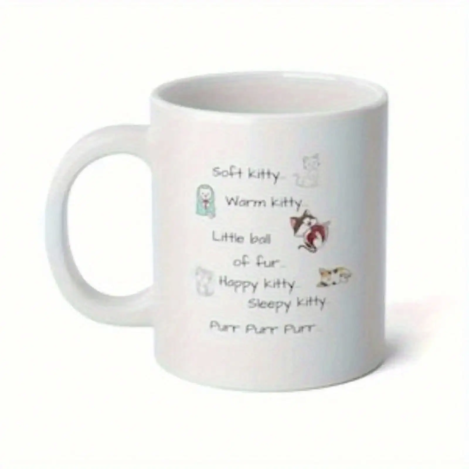 Big Bang Theory 11oz Ceramic Mug - Sheldon's Soft Kitty Design, Dishwasher Safe Coffee/Tea Mug